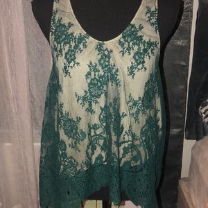 Layered Lace Tank